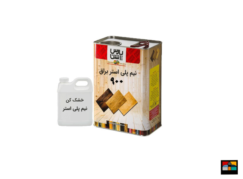 رنگ نیم پلی استر براق 4 کیلویی کد 900