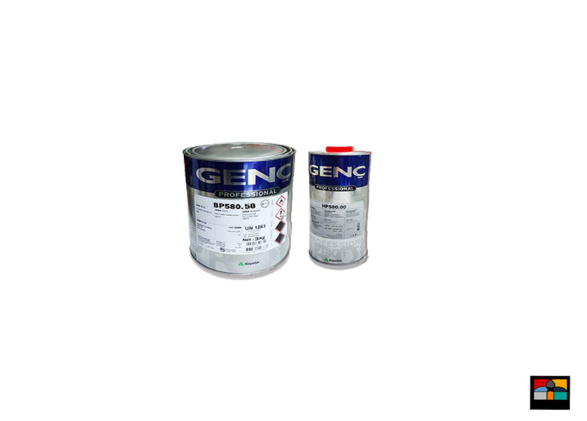 رنگ پلی یورتان سفید نیمه مات گنج ترکیه 4.5 کیلویی کد BP580.50