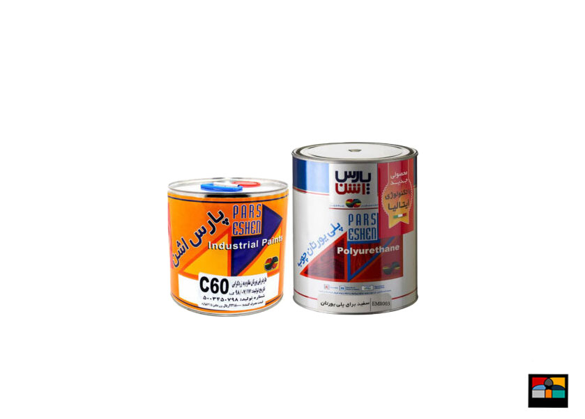 رنگ سفید براق رویه پلی یورتان پارس اشن کد EM8003
