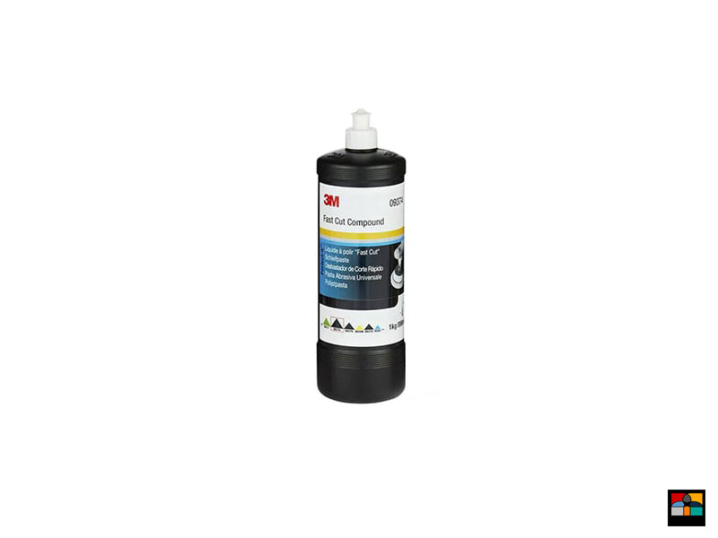 پولیش زبر تری ام 3M مدل 09374 FAST CUT COMPOUND یک لیتری