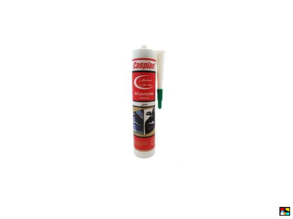 چسب سیلیکون مشکی کاسپین 300 میلی