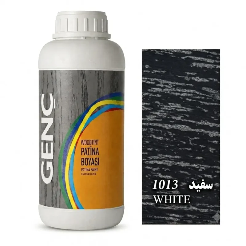 پتینه رنگ سفید گنچ GENC ترکیه کد Zd420.1013