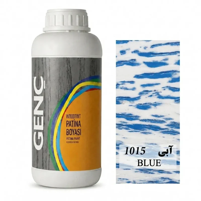 پتینه رنگ آبی گنچ GENC ترکیه کد Zd420.1015