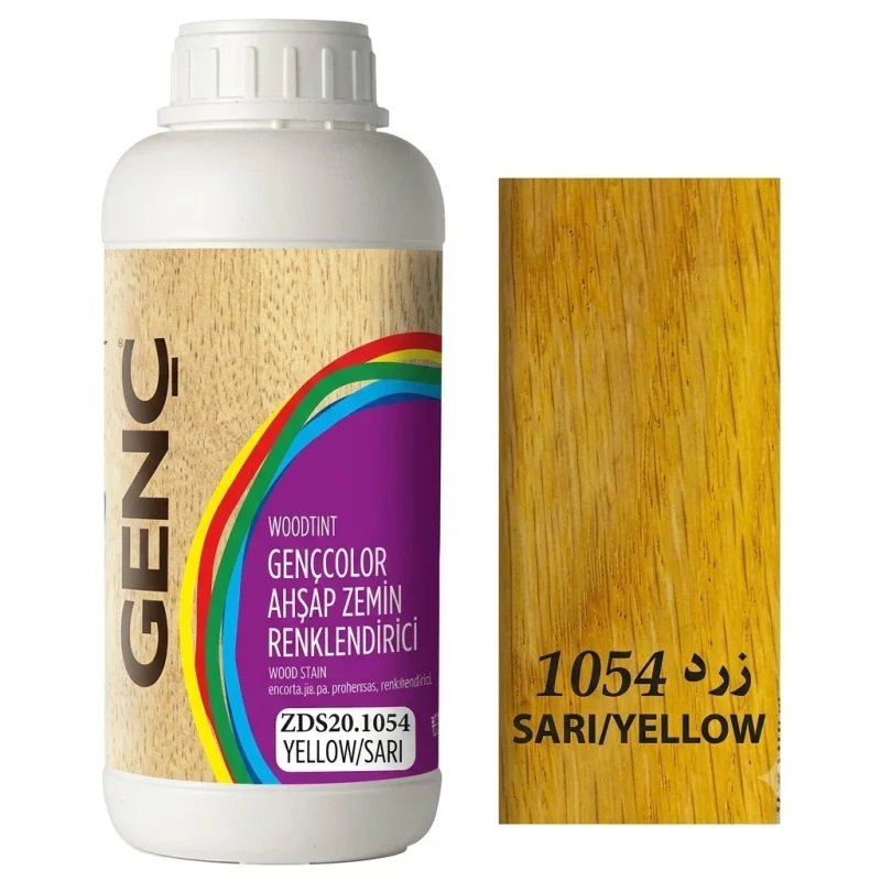 جوهر ساتین رنگ زرد گنچ GENC ترکیه کد Zd820.1054